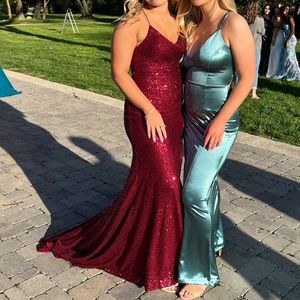 COPY - Burgundy prom dress